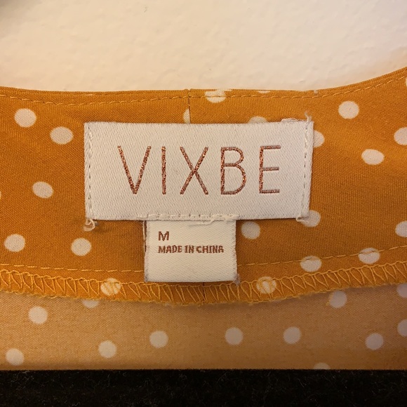 Polka dot yellow tie shirt - Picture 4 of 6